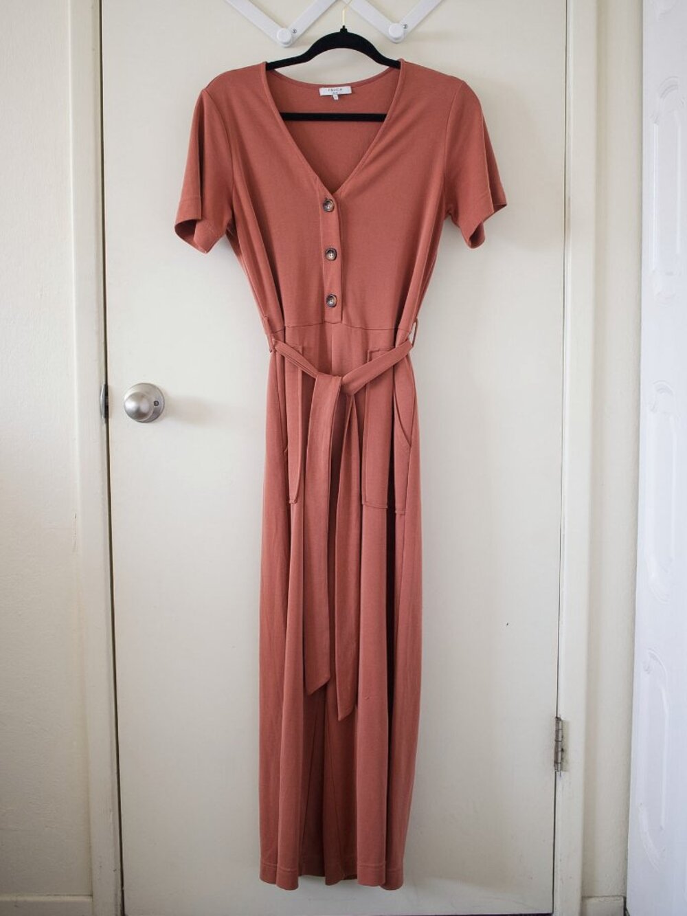 FRNCH Pink Modal Jumpsuit